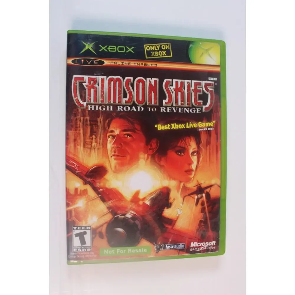 Crimson Skies High Road Revenge (Microsoft Xbox, 2003) Complete, tested